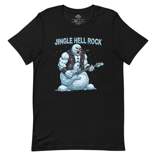 Jingle Hell Rock -T-Shirt Heavy Metal T-Shirt Christmas Weihnachts T-Shirt von Dax Metal Designs – Bella+Canvas
