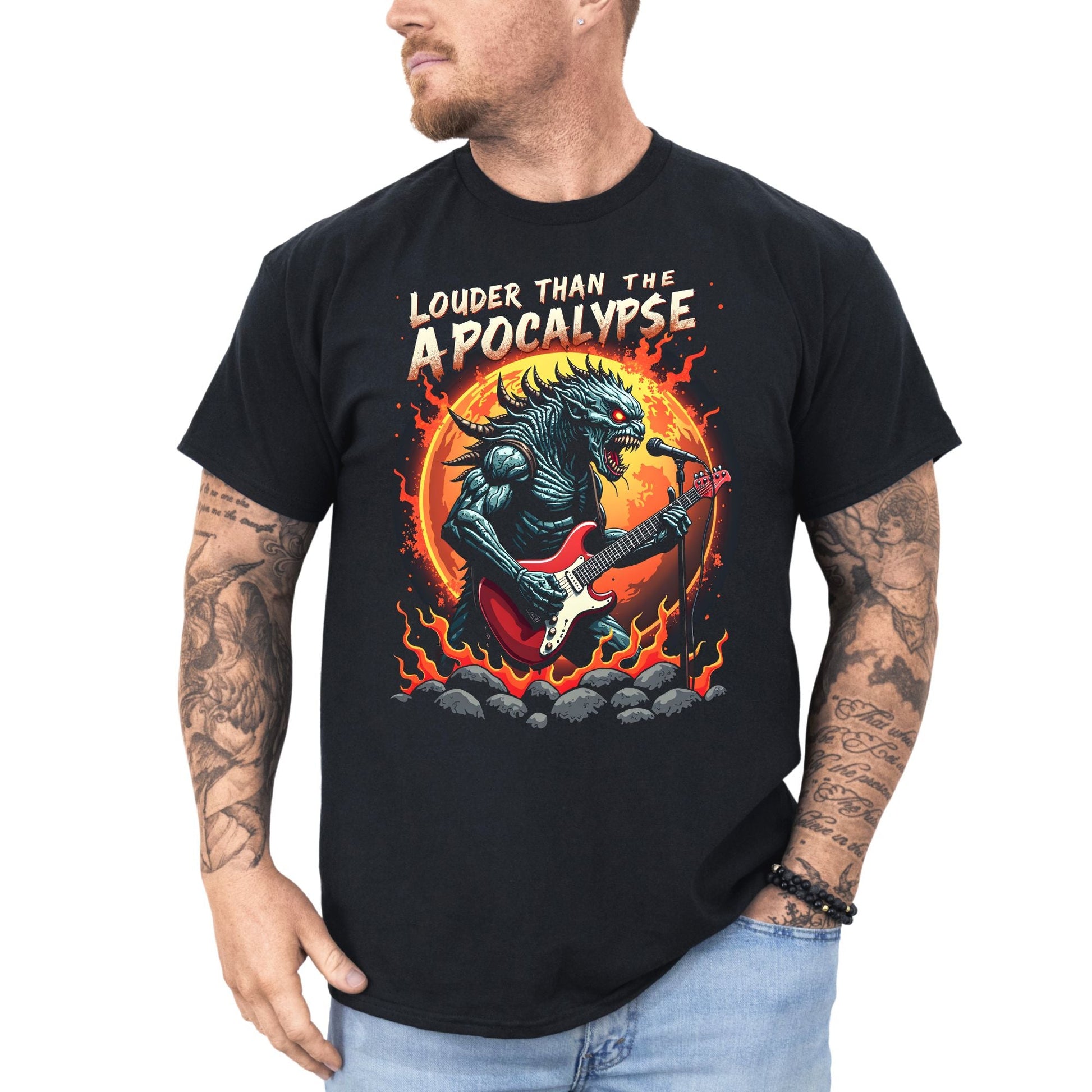 Louder than the Apocalypse - T-Shirt - Dax Metal Designs