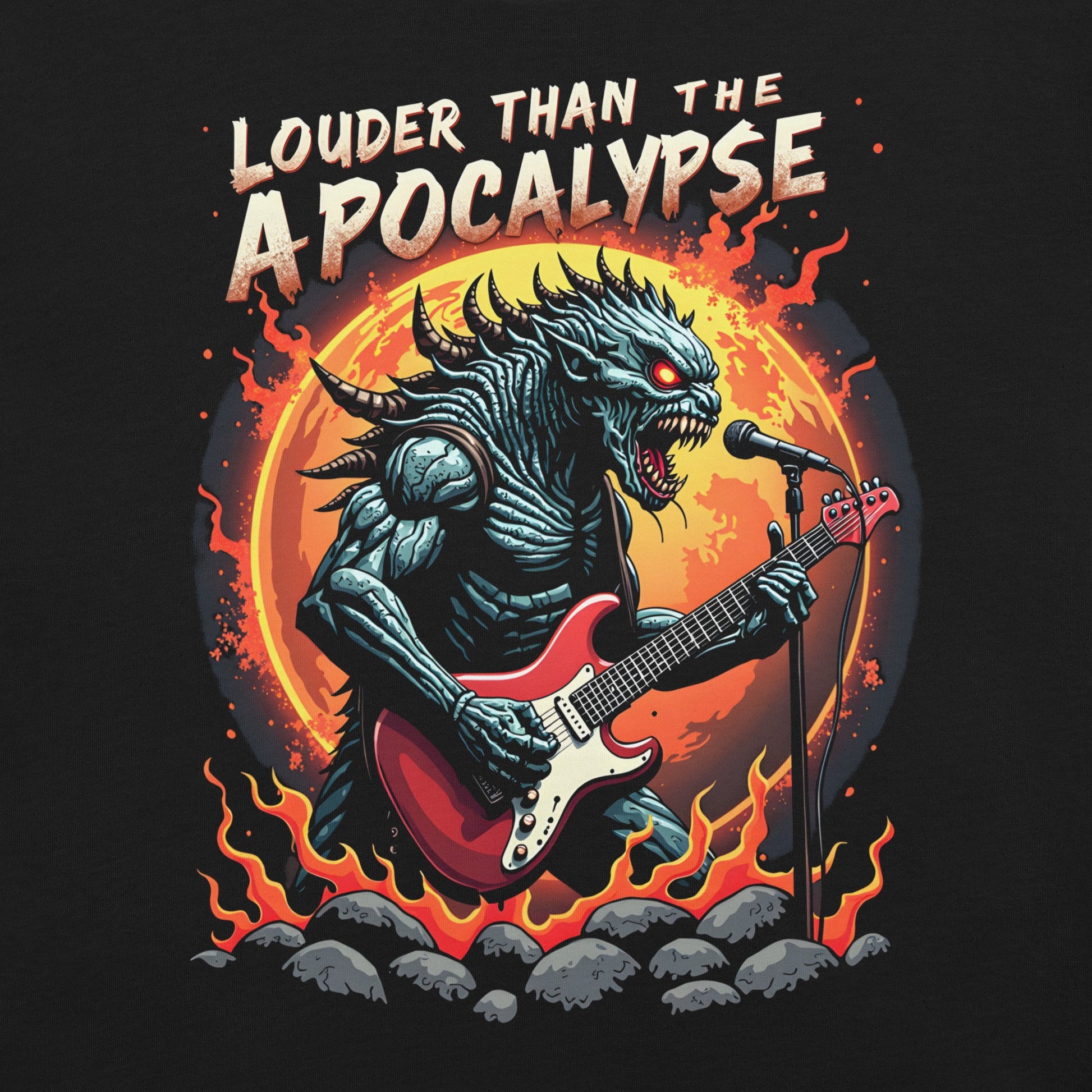 Louder than the Apocalypse - T-Shirt - Dax Metal Designs