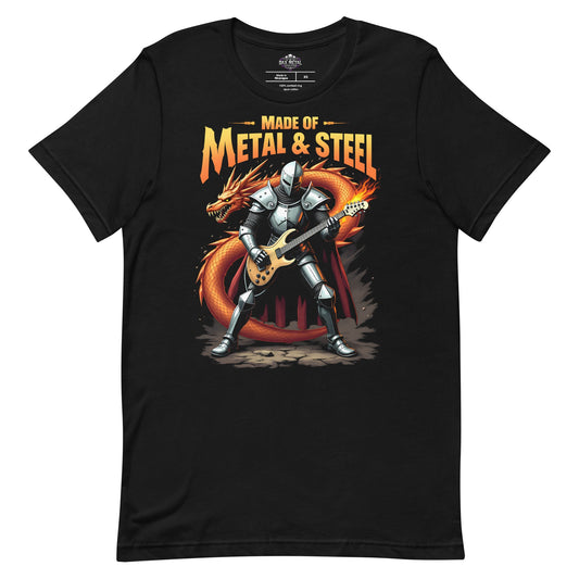 Made of Metal and Steel - T-Shirt - Dax Metal Designs