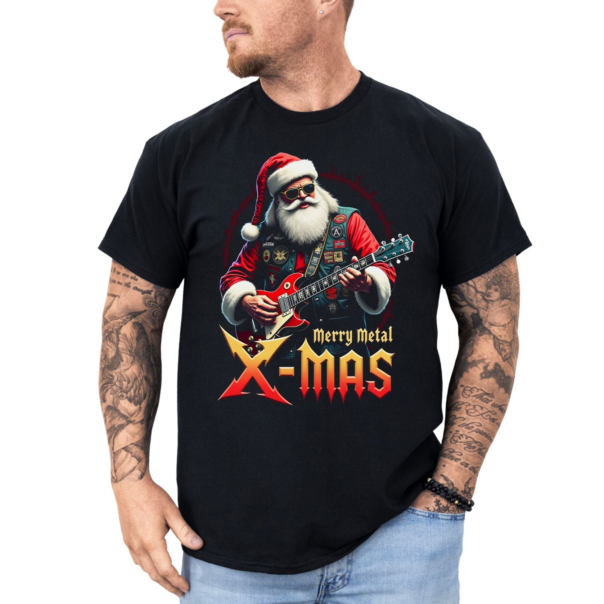 Merry Metal X - Mas 3 - T-Shirt - Dax Metal Designs
