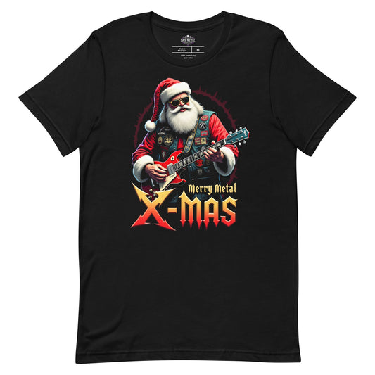 Merry Metal X-Mas 3 -T-Shirt Heavy Metal T-Shirt Christmas Weihnachts T-Shirt von Dax Metal Designs – Bella+Canvas
