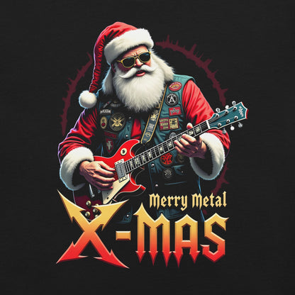 Merry Metal X-Mas 3 -T-Shirt Heavy Metal T-Shirt Christmas Weihnachts T-Shirt von Dax Metal Designs – Bella+Canvas

