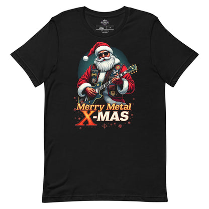 Merry Metal X-Mas 4 -T-Shirt Heavy Metal T-Shirt Christmas Weihnachts T-Shirt von Dax Metal Designs – Bella+Canvas
