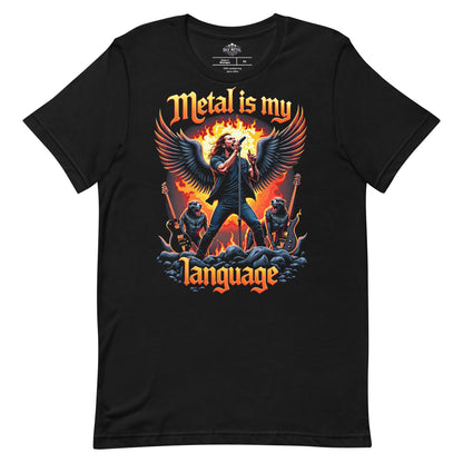 Metal is my Language - T-Shirt - Dax Metal Designs