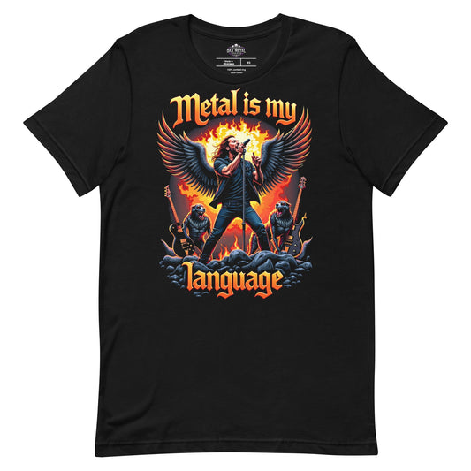 Metal is my Language - T-Shirt - Dax Metal Designs