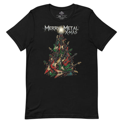 Metal Tree -T-Shirt Heavy Metal T-Shirt Christmas Weihnachts T-Shirt von Dax Metal Designs – Bella+Canvas
