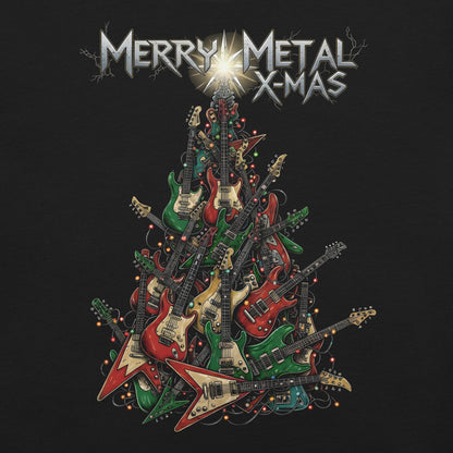 Metal Tree -T-Shirt Heavy Metal T-Shirt Christmas Weihnachts T-Shirt von Dax Metal Designs – Bella+Canvas

