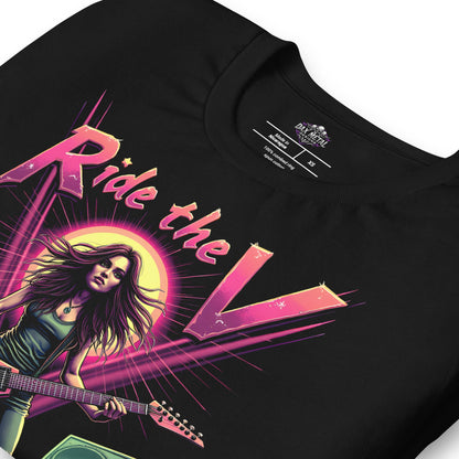 Ride the V 2 -Heavy Metal T-Shirt von Dax Metal Designs – Bella+Canvas 