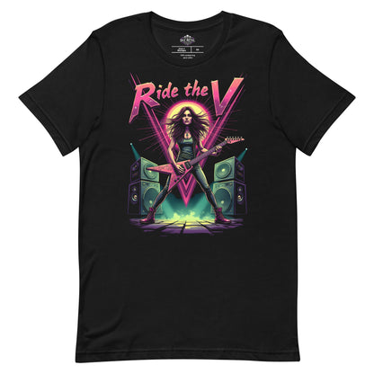 Ride the V 2 -Heavy Metal T-Shirt von Dax Metal Designs – Bella+Canvas 