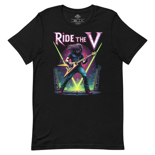 Ride the V -Heavy Metal T-Shirt von Dax Metal Designs – Bella+Canvas 