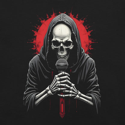 Sänger der Dunkelheit -T-Shirt Heavy Metal T-Shirt Sänger-T-Shirt  von Dax Metal Designs – Bella+Canvas