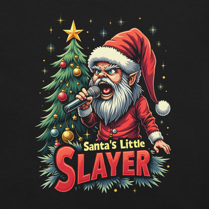 Santa's little Slayer 1 -T-Shirt Heavy Metal T-Shirt Christmas Weihnachts T-Shirt von Dax Metal Designs – Bella+Canvas
