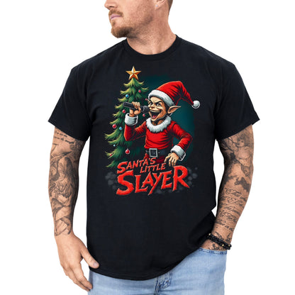 Santa's little Slayer 2 - T-Shirt - Dax Metal Designs