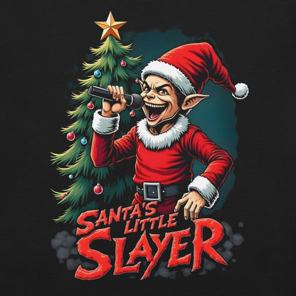 Santa's little Slayer 2 -T-Shirt Heavy Metal T-Shirt Christmas Weihnachts T-Shirt von Dax Metal Designs – Bella+Canvas
