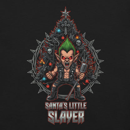 Santa's little Slayer 3 -T-Shirt Heavy Metal T-Shirt Christmas Weihnachts T-Shirt von Dax Metal Designs – Bella+Canvas
