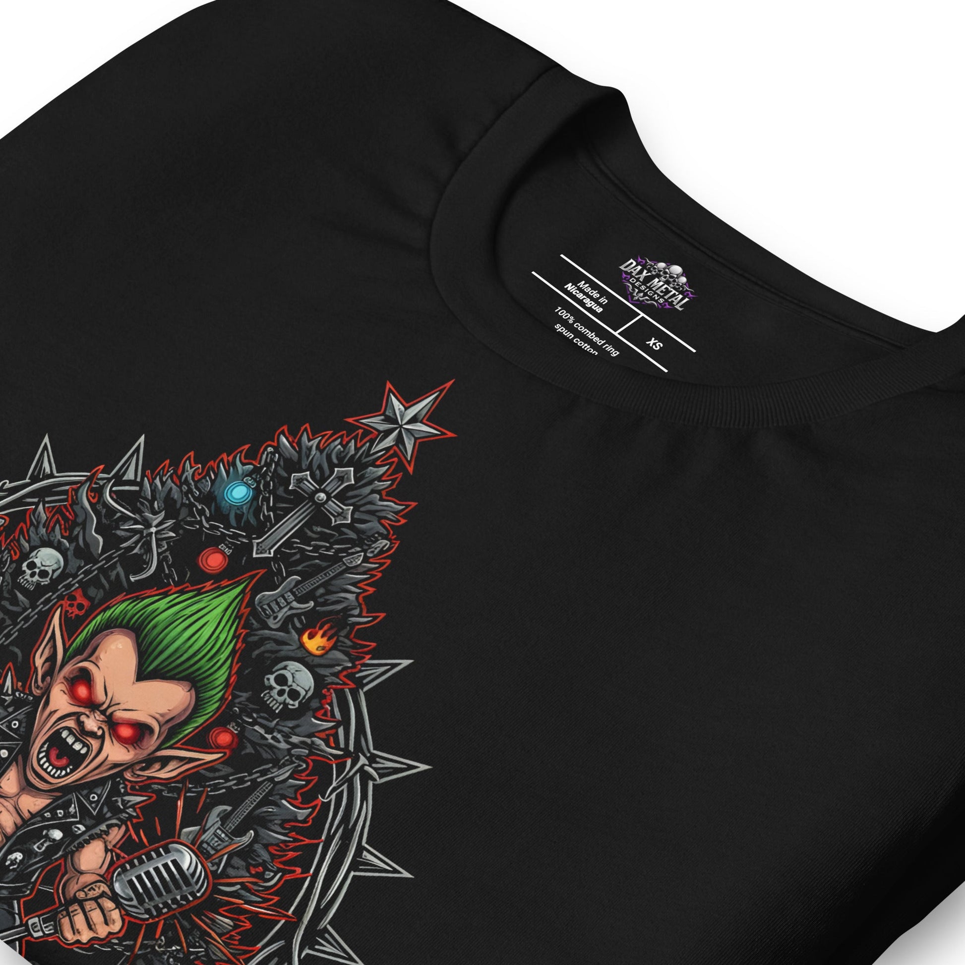 Santa's little Slayer 3 -T-Shirt Heavy Metal T-Shirt Christmas Weihnachts T-Shirt von Dax Metal Designs – Bella+Canvas
