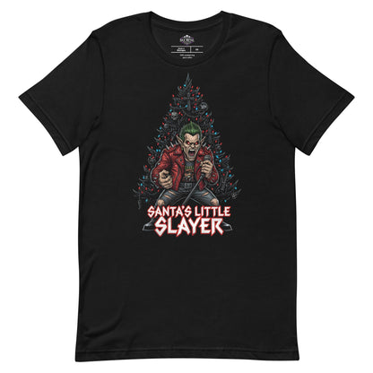 Santa's little Slayer 4 -T-Shirt Heavy Metal T-Shirt Christmas Weihnachts T-Shirt von Dax Metal Designs – Bella+Canvas
