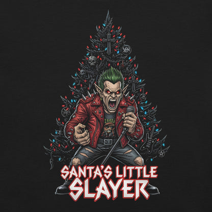 Santa's little Slayer 4 -T-Shirt Heavy Metal T-Shirt Christmas Weihnachts T-Shirt von Dax Metal Designs – Bella+Canvas
