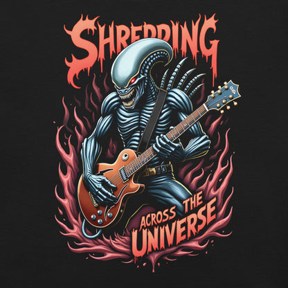 Shredding across the Universe - T-Shirt - Dax Metal Designs