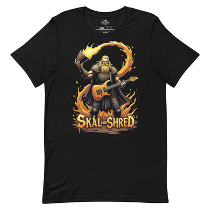Skål and Shred 1 - Heavy Metal T-Shirt von Dax Metal Designs – Bella+Canvas