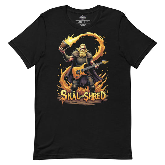 Skål and Shred 1 - Heavy Metal T-Shirt von Dax Metal Designs – Bella+Canvas