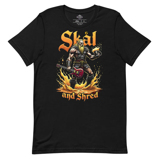 Skål and Shred 3 - Heavy Metal T-Shirt von Dax Metal Designs – Bella+Canvas