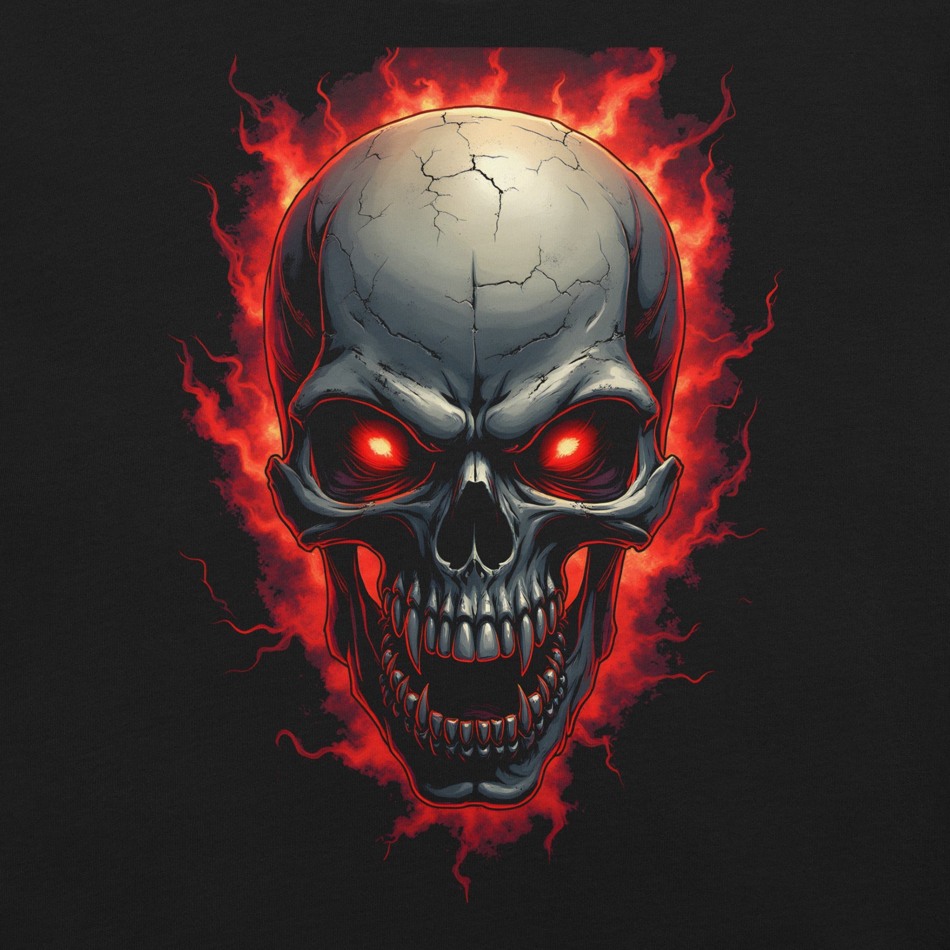 Skull 2 - T-Shirt - Dax Metal Designs