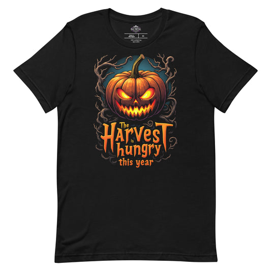 The Harvest is Hungry -T-Shirt Heavy Metal T-Shirt Halloween T-Shirt von Dax Metal Designs – Bella+Canvas