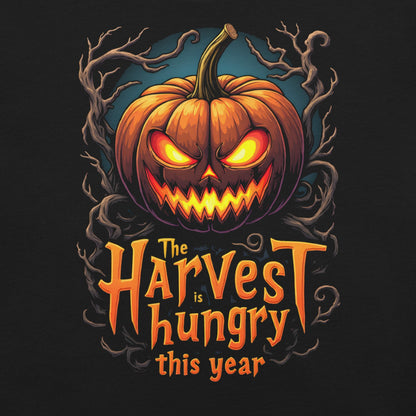 The Harvest is Hungry -T-Shirt Heavy Metal T-Shirt Halloween T-Shirt von Dax Metal Designs – Bella+Canvas