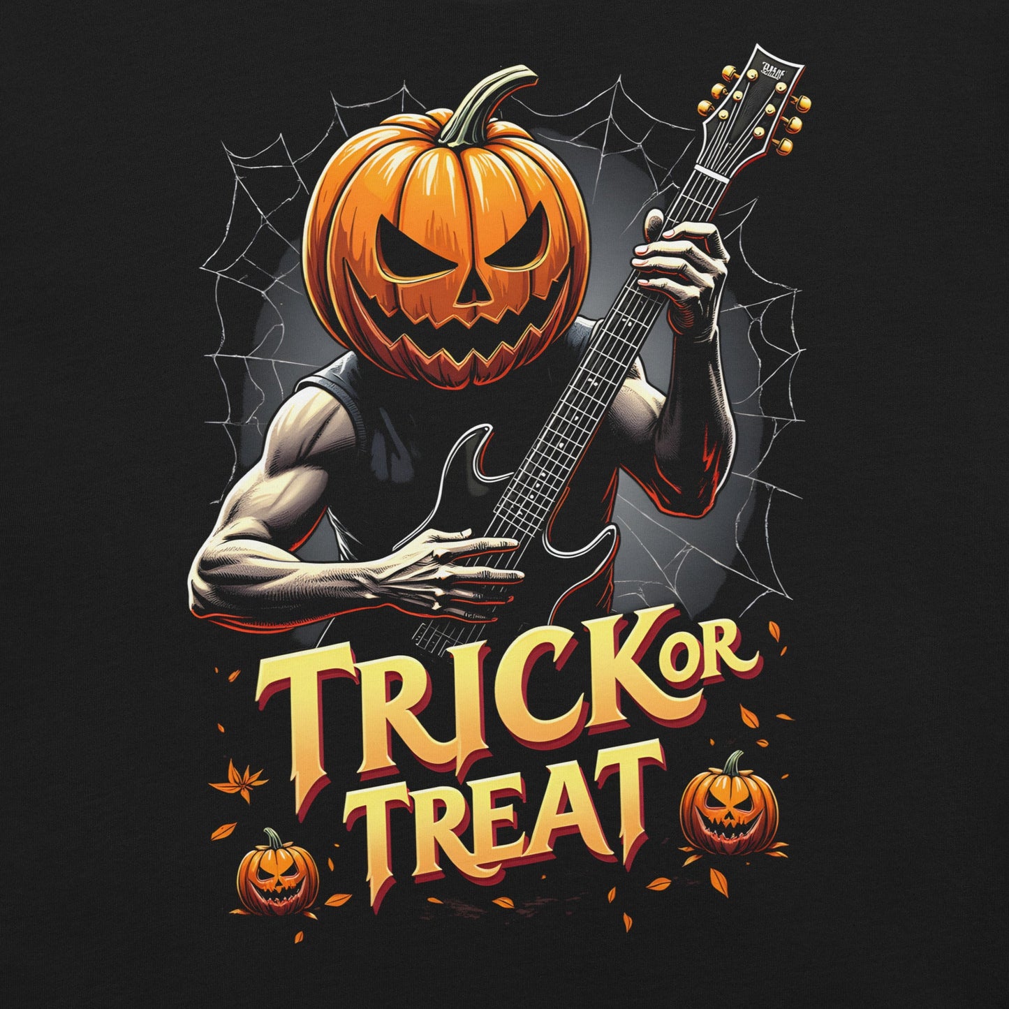 Trick or Treat 1 -T-Shirt Heavy Metal T-Shirt Halloween T-Shirt von Dax Metal Designs – Bella+Canvas