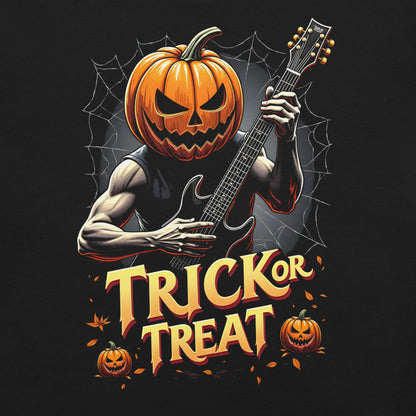 Trick or Treat 1 -T-Shirt Heavy Metal T-Shirt Halloween T-Shirt von Dax Metal Designs – Bella+Canvas