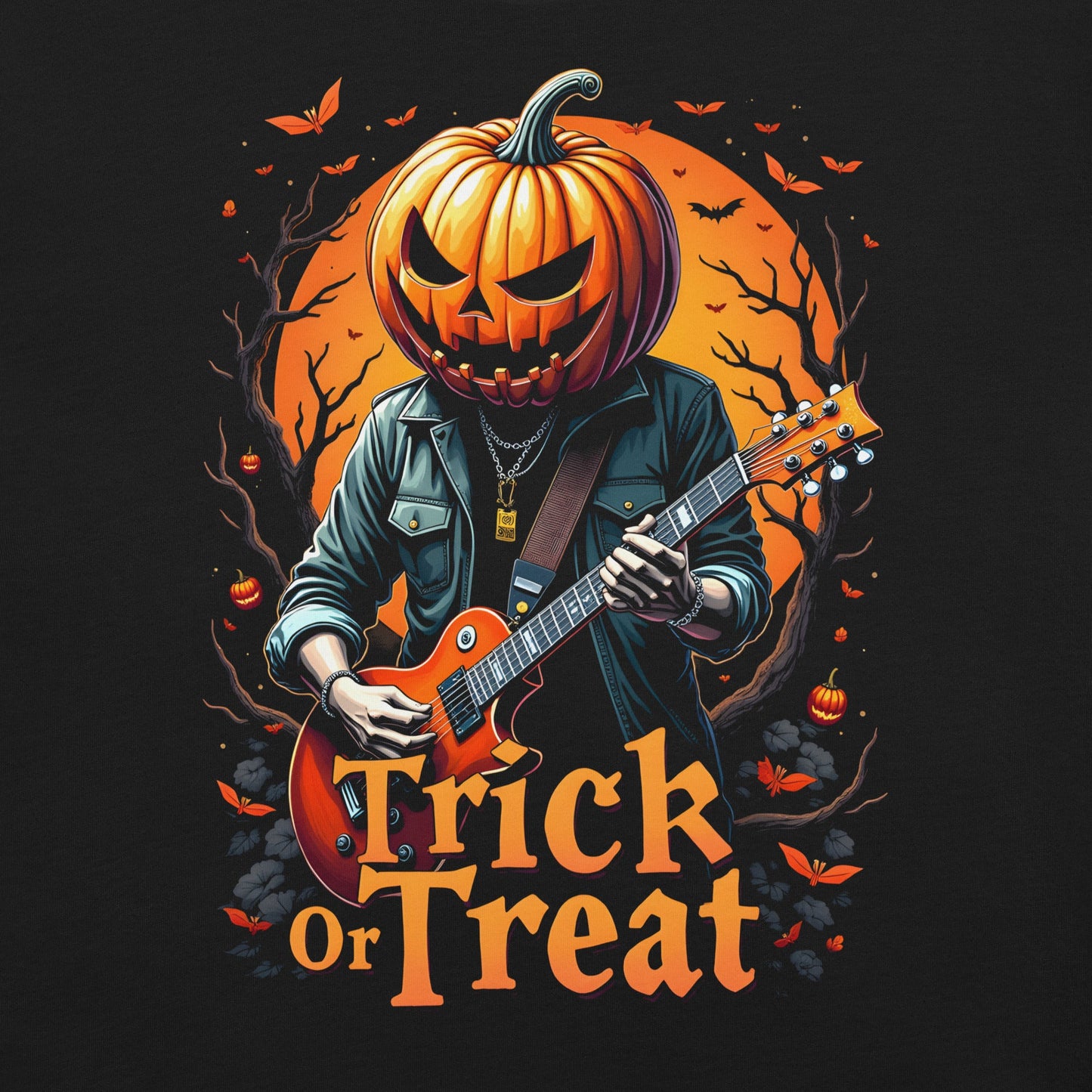 Trick or Treat 2 -T-Shirt Heavy Metal T-Shirt Halloween T-Shirt von Dax Metal Designs – Bella+Canvas