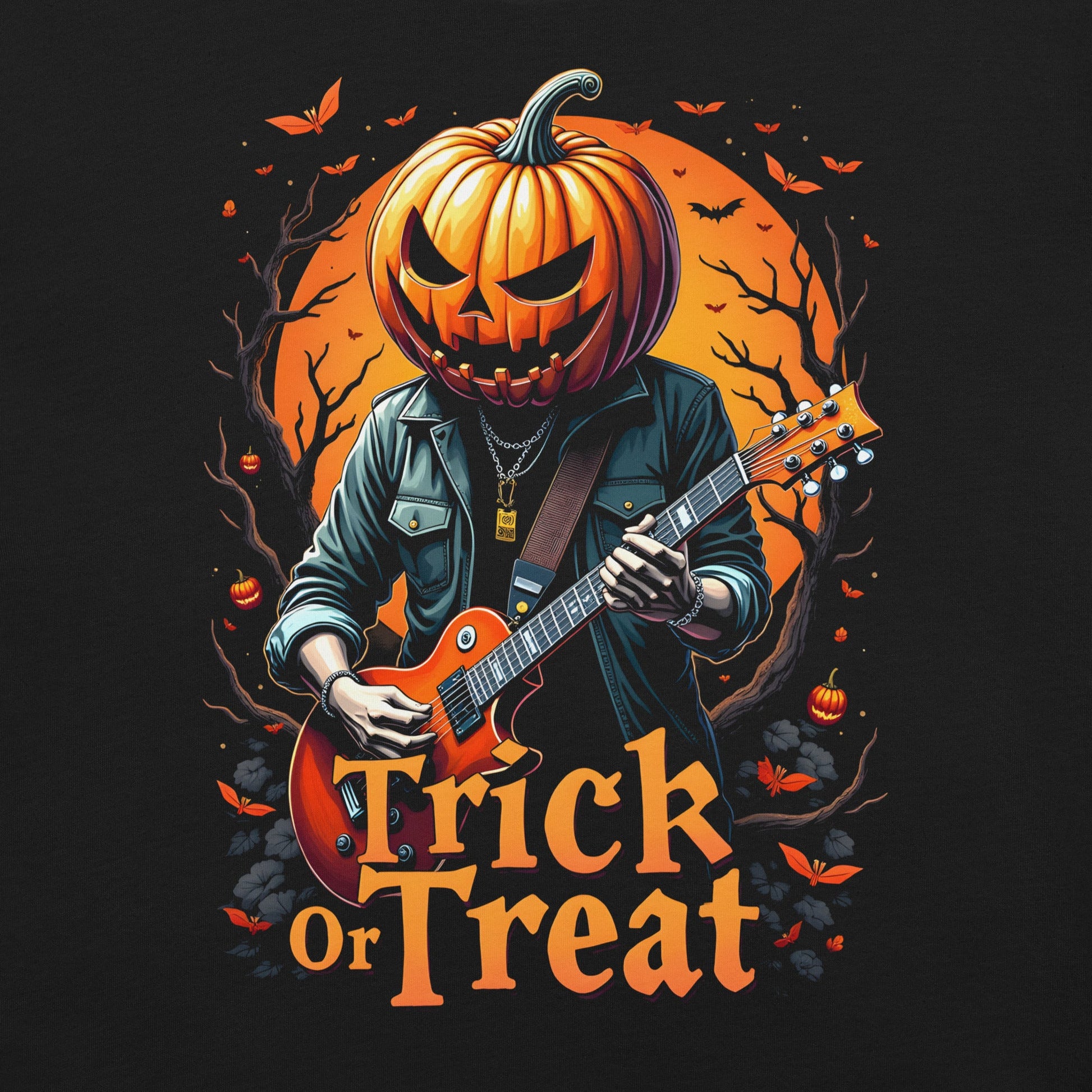 Trick or Treat 2 -T-Shirt Heavy Metal T-Shirt Halloween T-Shirt von Dax Metal Designs – Bella+Canvas