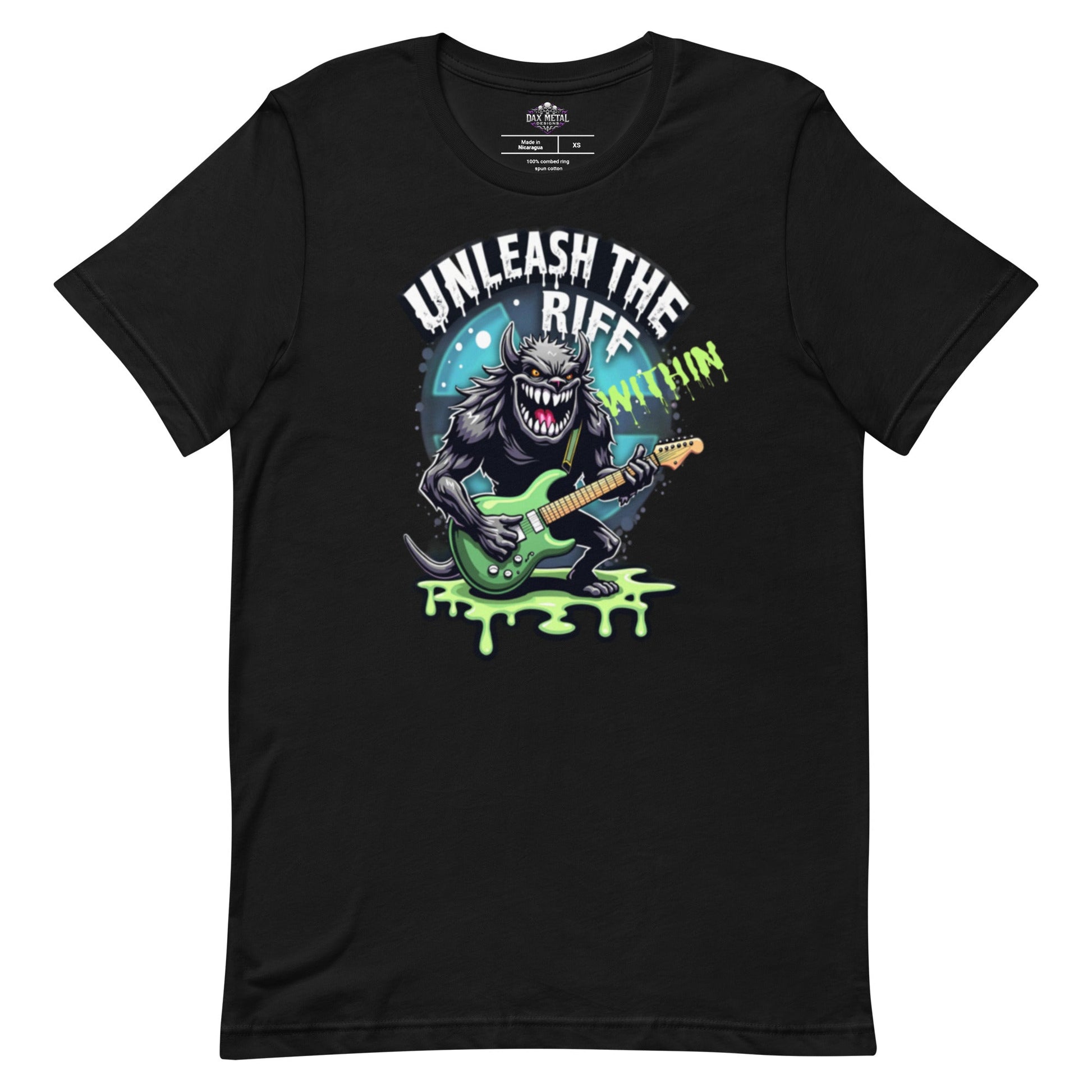 Unleash the Riff within 4 - T-Shirt - Dax Metal Designs