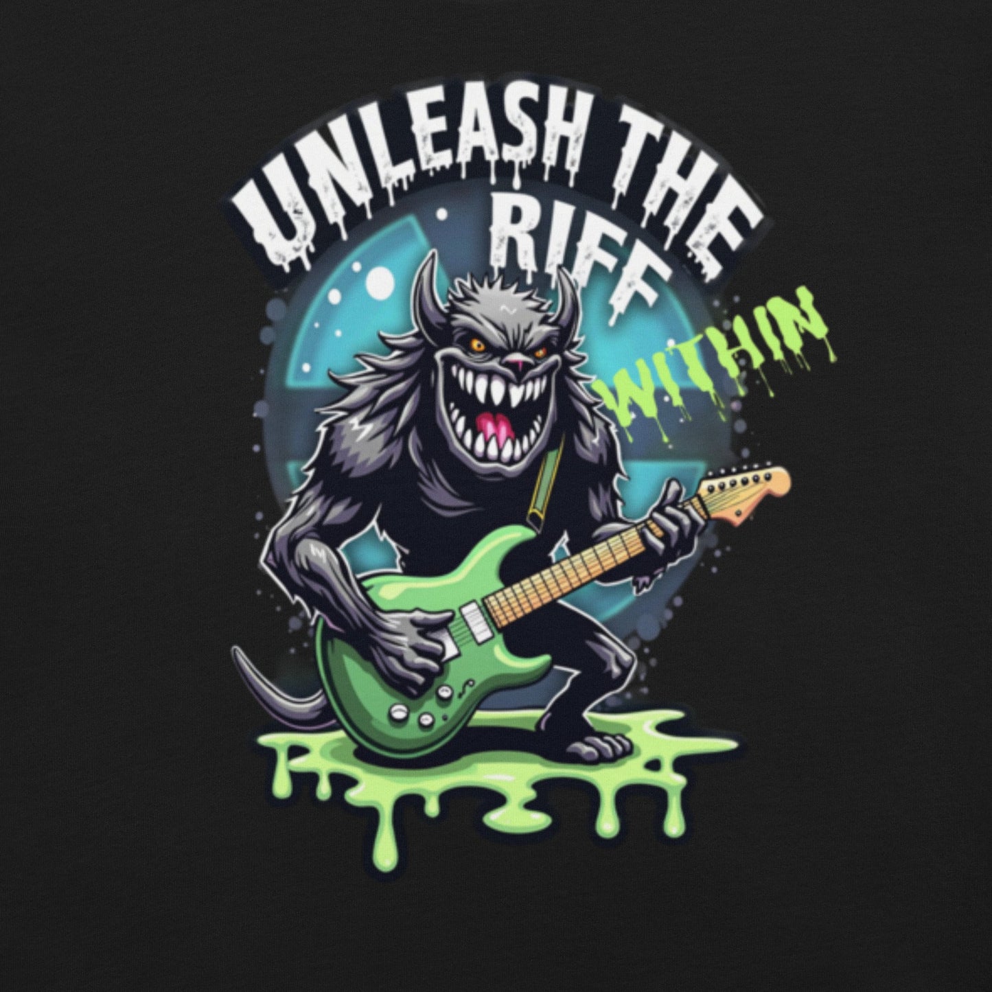 Unleash the Riff within 4 - T-Shirt - Dax Metal Designs