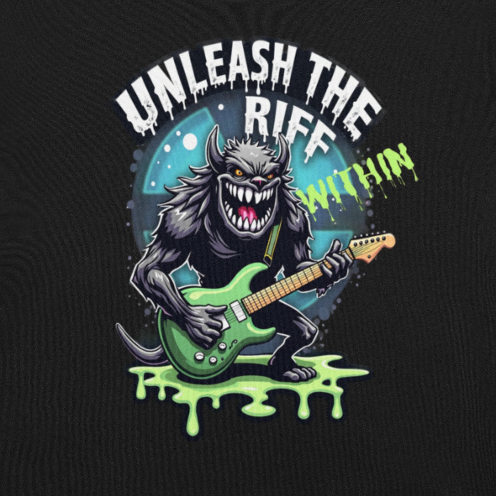 Unleash the Riff within 4 - T-Shirt - Dax Metal Designs