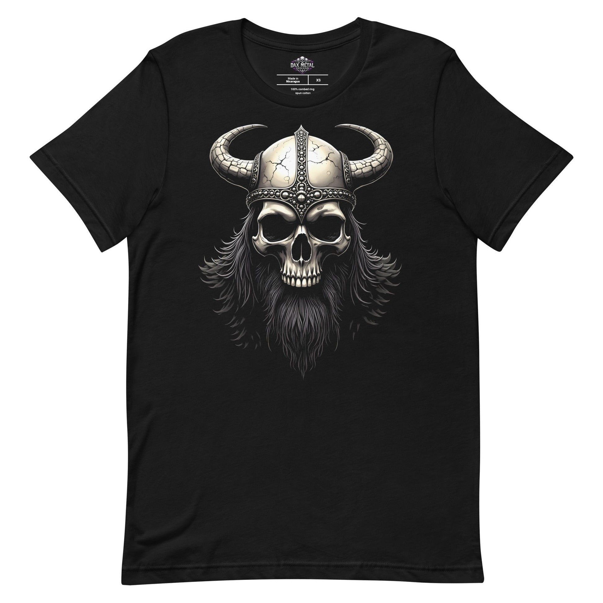 Viking Skull - T-Shirt - Dax Metal Designs