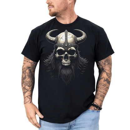 Viking Skull - T-Shirt - Dax Metal Designs