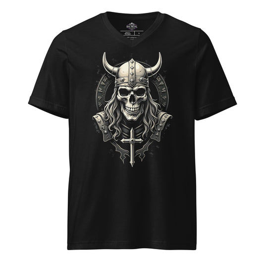 Warrior of Death - T-Shirt mit V - Ausschnitt - Dax Metal Designs