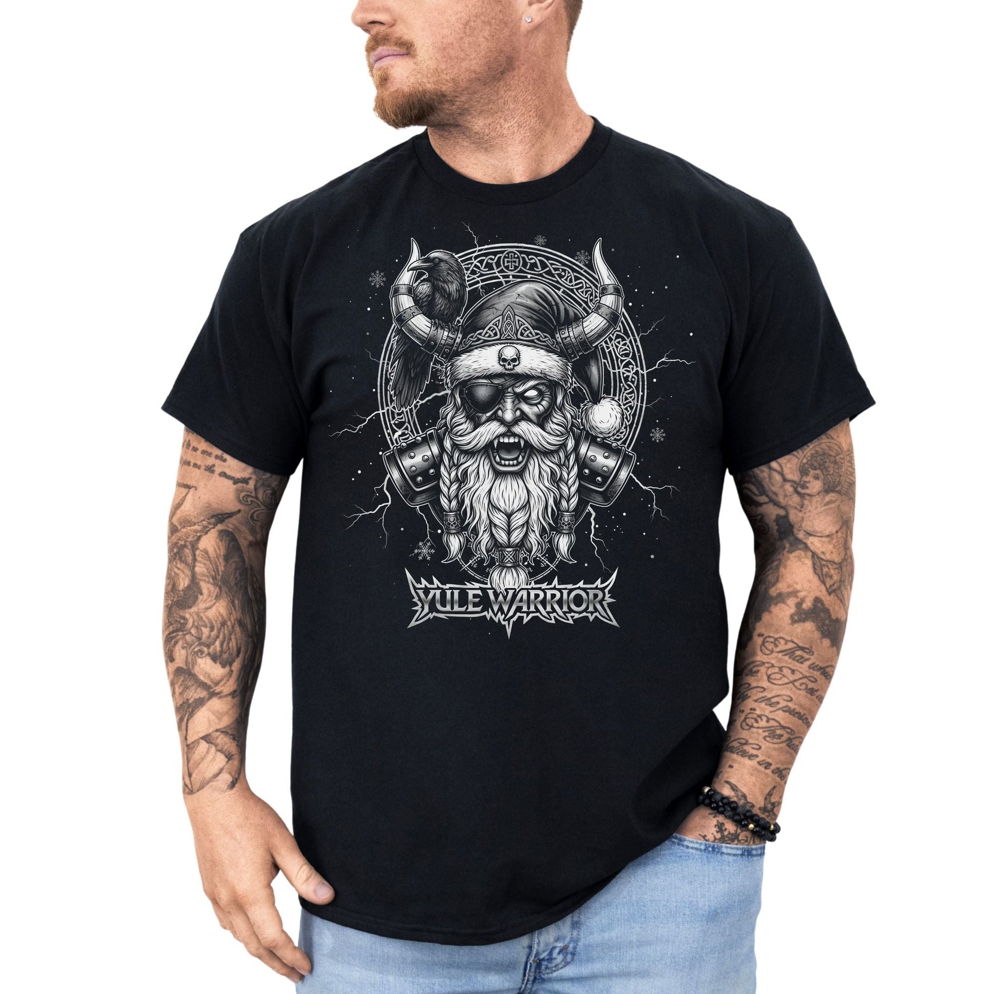 Yule Warrior - T-Shirt - Dax Metal Designs