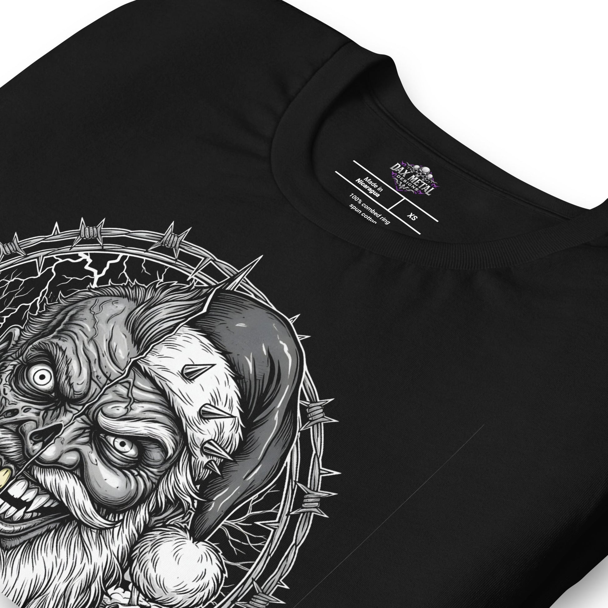Zombie Santa -T-Shirt Heavy Metal T-Shirt Christmas Weihnachts T-Shirt von Dax Metal Designs – Bella+Canvas
