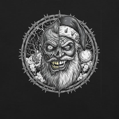Zombie Santa -T-Shirt Heavy Metal T-Shirt Christmas Weihnachts T-Shirt von Dax Metal Designs – Bella+Canvas
